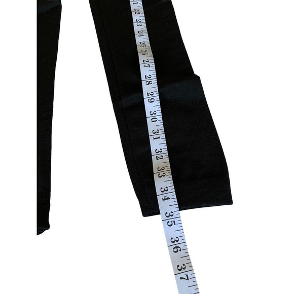 La Scala Black Classic Leggings One Size Midweight Warm Soft Interior NEW - Picture 7 of 7